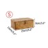 Rectangular Storage Baskets with Lid Woven Handmade Laundry Basket Home Storage Storage Box with Lid Sundries Panier Rangement